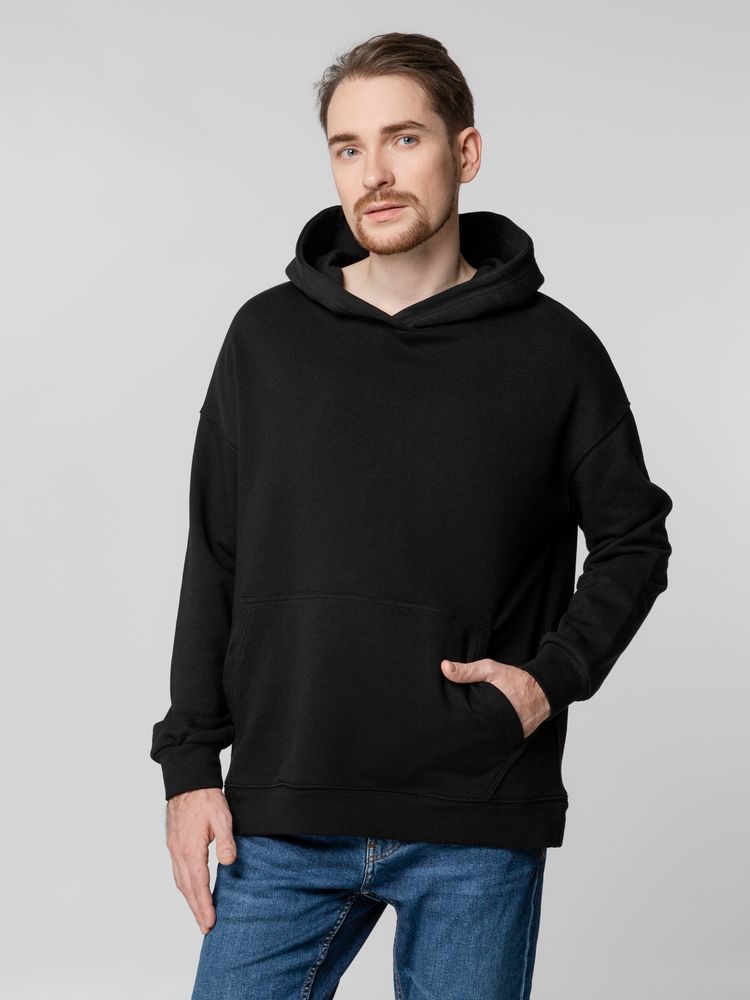 Худи оверсайз унисекс Outshine, черное / Миниатюра WWW (1000)