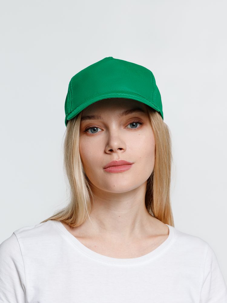 Бейсболка Promo, зеленая / Миниатюра модельного (1000)