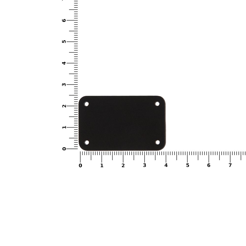 Лейбл из ПВХ Kreta, S, черный / Миниатюра WWW (1000)