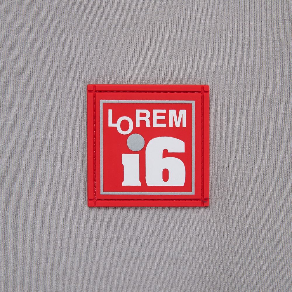 Лейбл из ПВХ Dzeta, L, красный / Миниатюра нанесения (1000)