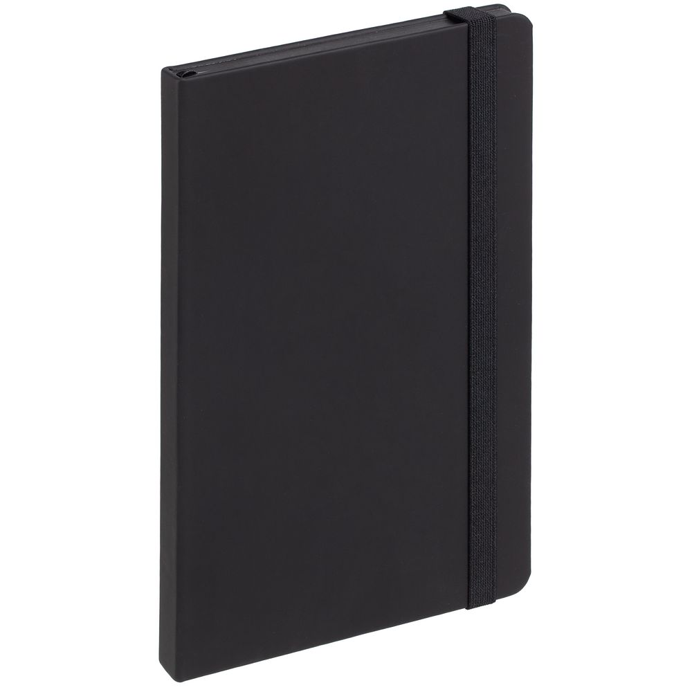 Блокнот Shall, черный, с тонированной бумагой / Миниатюра WWW (1000)