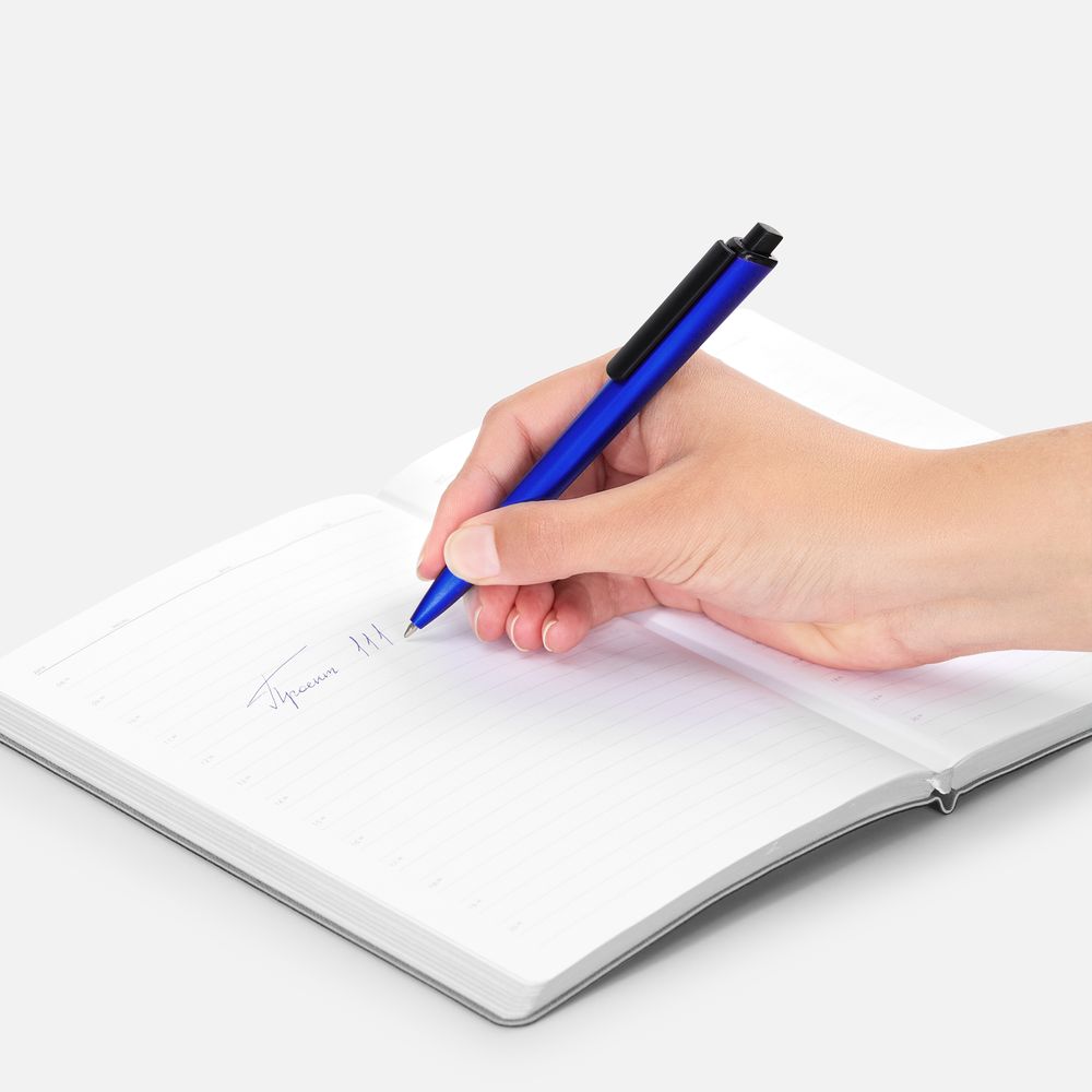 Ручка шариковая Informa, металлик, синяя / Миниатюра WWW (1000)