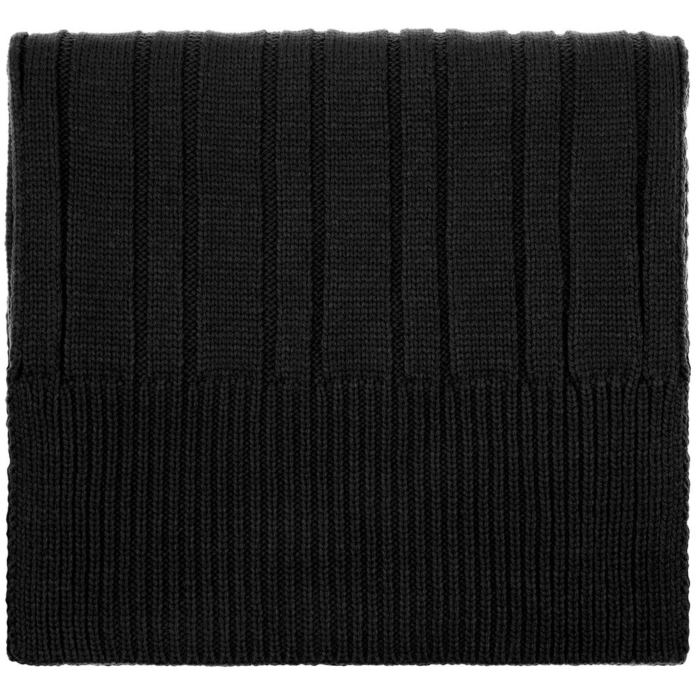 Шарф Knit Beat, черный / Миниатюра WWW (1000)
