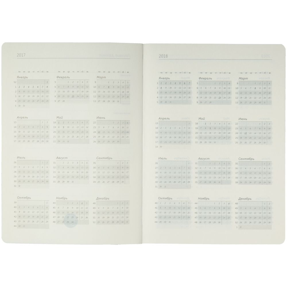 Ежедневник Melange, недатированный, оранжевый, уценка / Миниатюра WWW (1000)