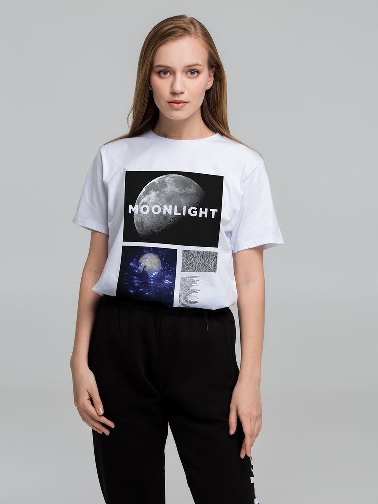 Футболка Moonlight, белая / Миниатюра WWW (1000)