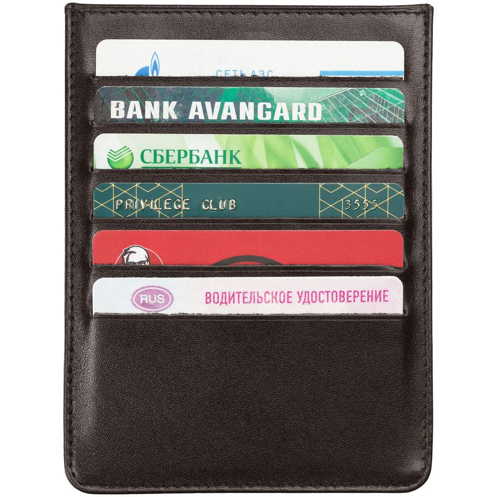 Органайзер Destinator на солнцезащитный козырек, коричневый / Миниатюра WWW (1000)