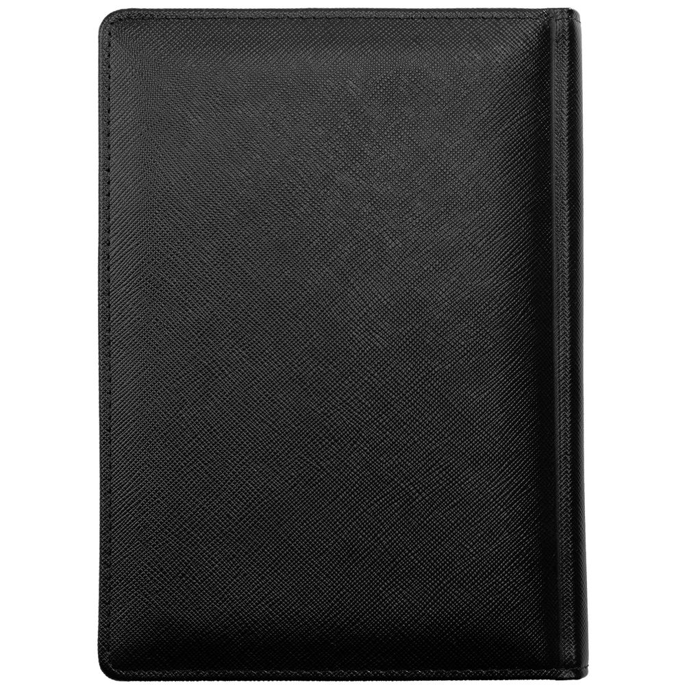 Ежедневник Linen, недатированный, черный / Миниатюра WWW (1000)