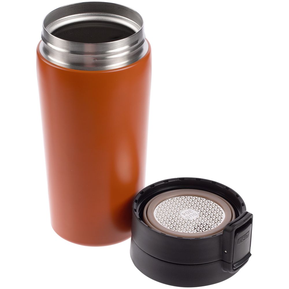 Термостакан с ситечком No Leak Infuser, оранжевый / Миниатюра WWW (1000)