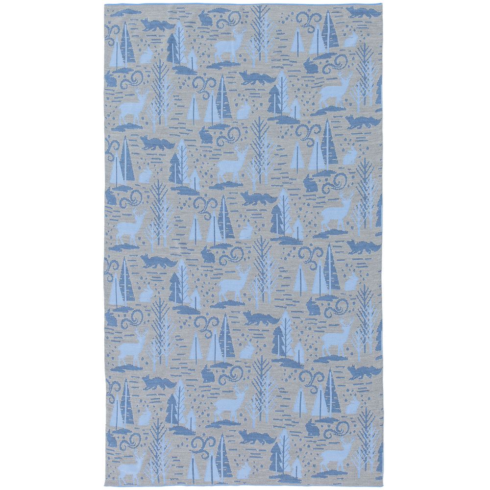 Плед Sever, голубой / Миниатюра WWW (1000)