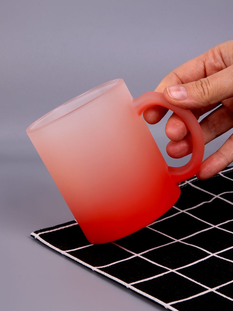 Кружка Grade Fade для сублимационной печати, матовая, красная / Миниатюра WWW (1000)