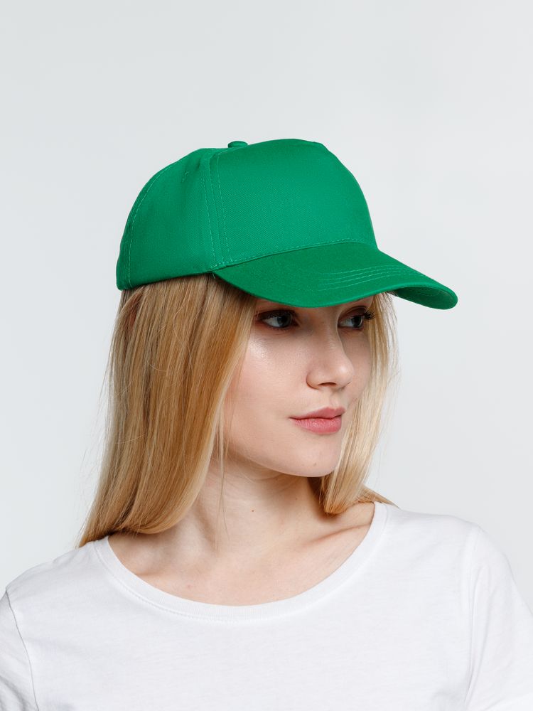 Бейсболка Promo, зеленая / Миниатюра модельного (1000)