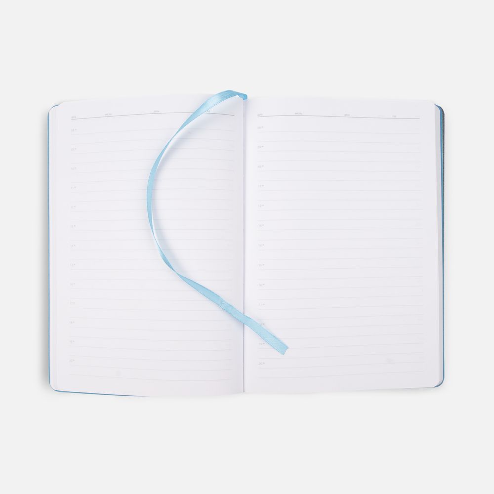 Ежедневник Tact, недатированный, голубой / Миниатюра WWW (1000)