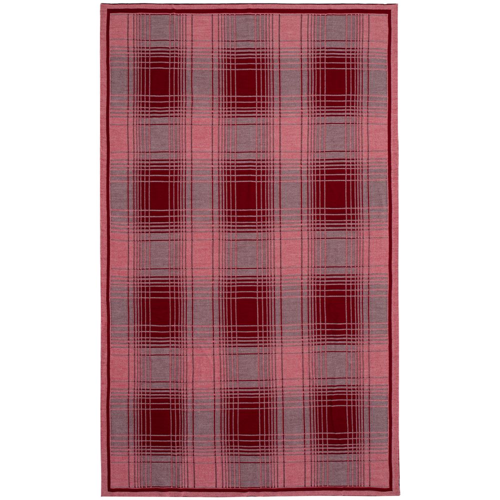 Плед Duotone, красный с белым / Миниатюра WWW (1000)