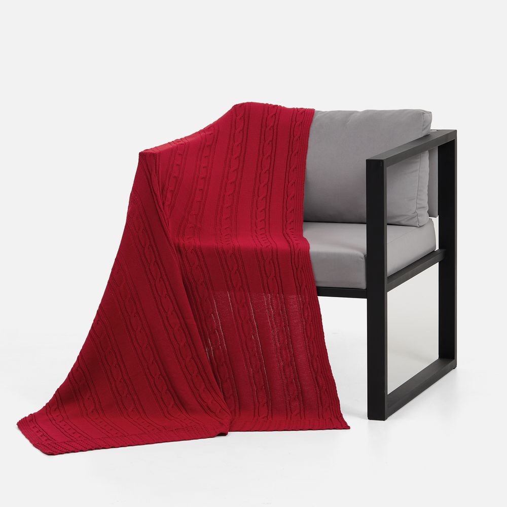 Плед Remitti, красный / Миниатюра WWW (1000)