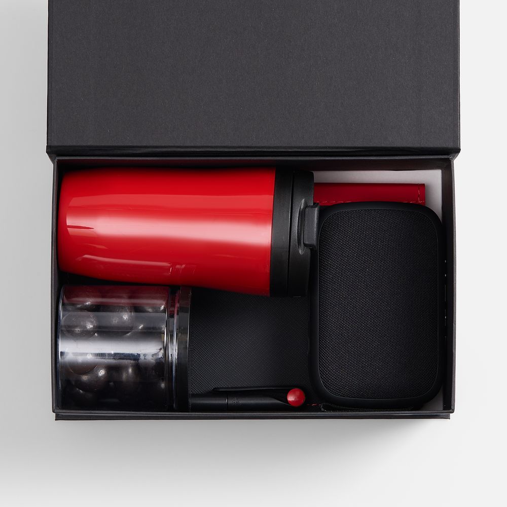 Набор Nice Twice Underway, черный с красным / Миниатюра WWW (1000)