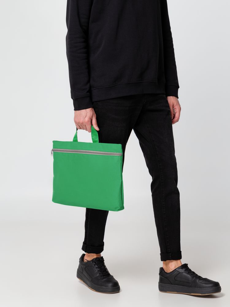 Сумка-папка Simple, зеленая / Миниатюра WWW (1000)