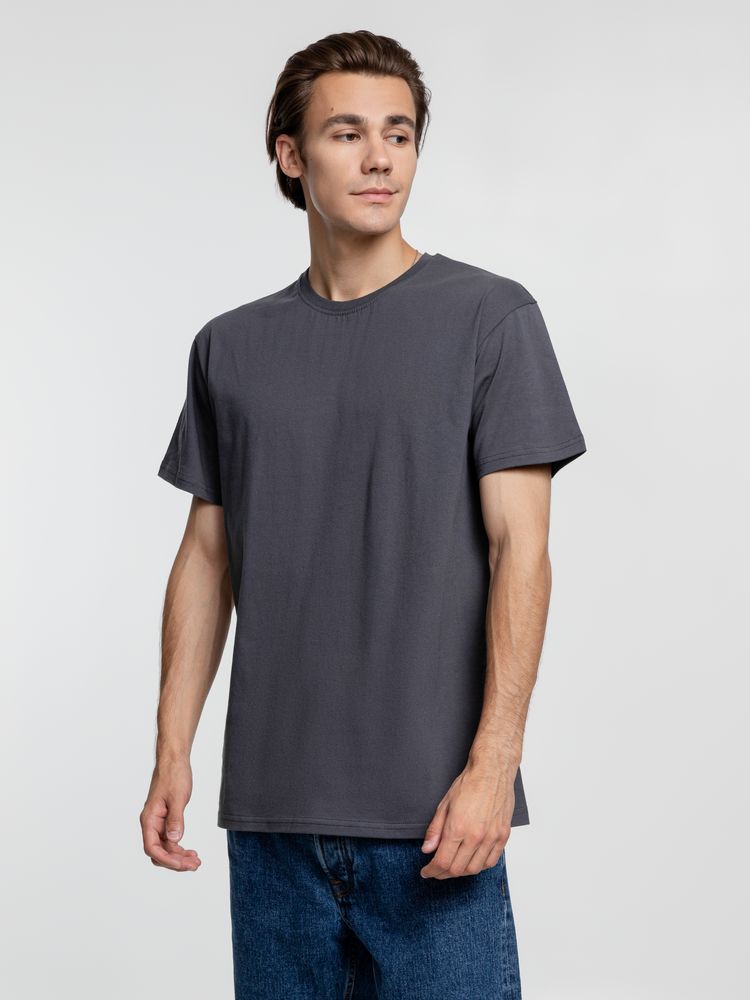 Футболка унисекс T-Bolka 160, темно-серая (графит) / Миниатюра WWW (1000)