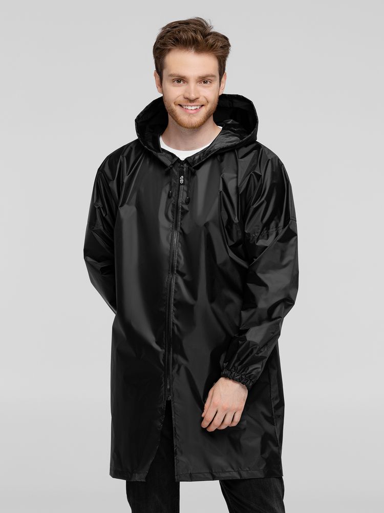 Дождевик «Дерзость и расчет», черный / Миниатюра WWW (1000)