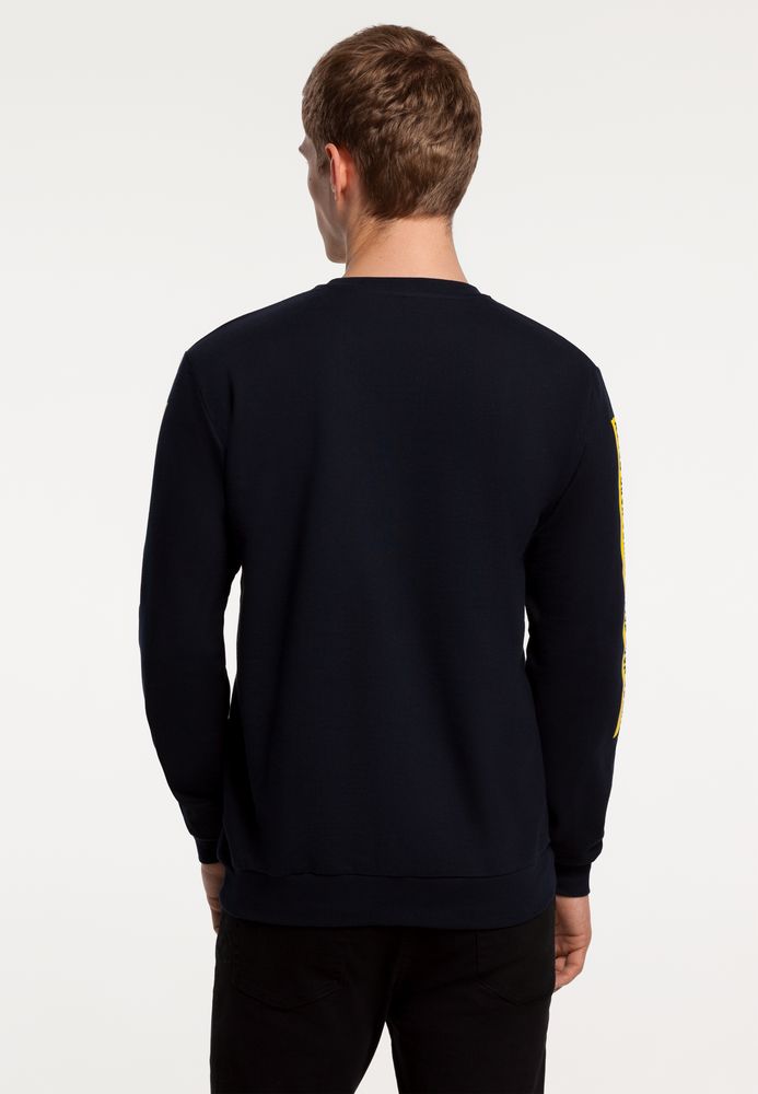 Толстовка «Откуда надо растут», темно-синяя / Миниатюра WWW (1000)