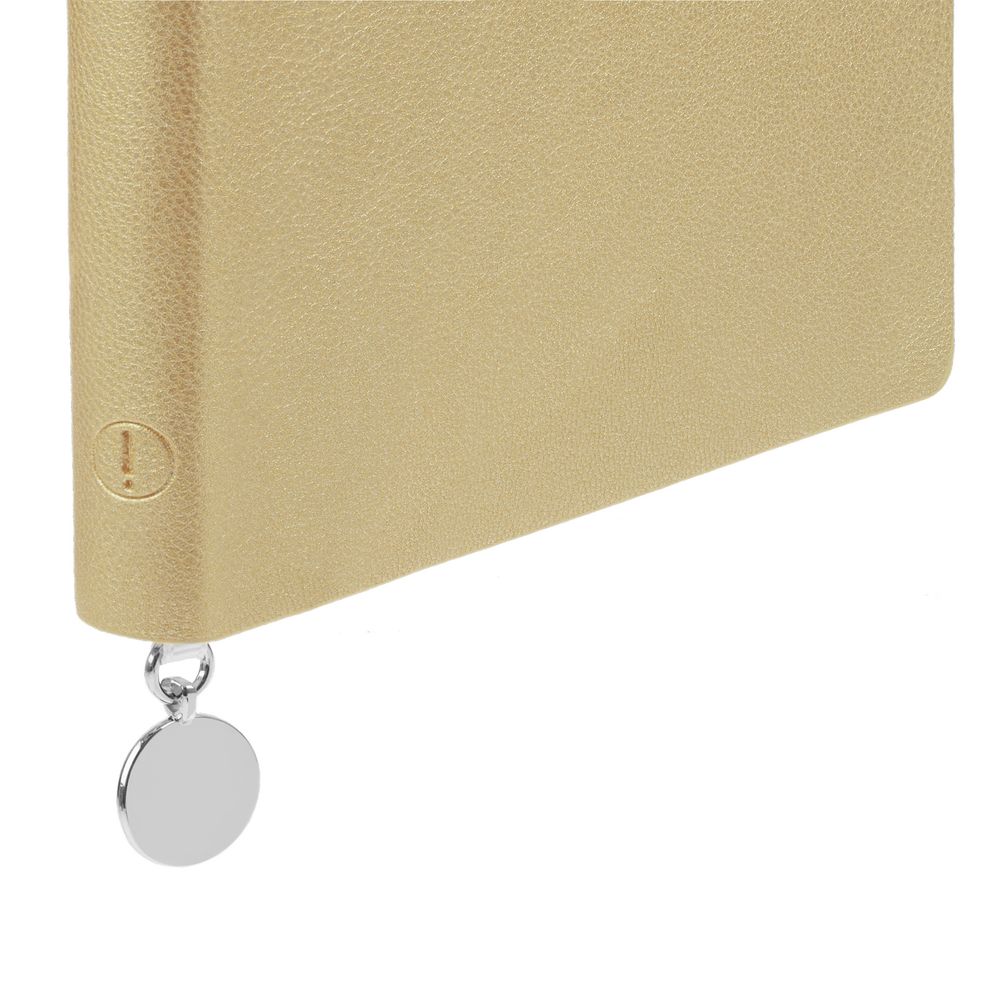 Ежедневник Chillout Mini, недатированный, золотистый / Миниатюра WWW (1000)