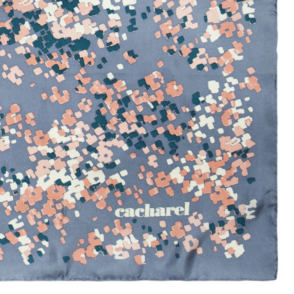 Платок Etincelle Silk, серо-голубой / Миниатюра WWW (1000)