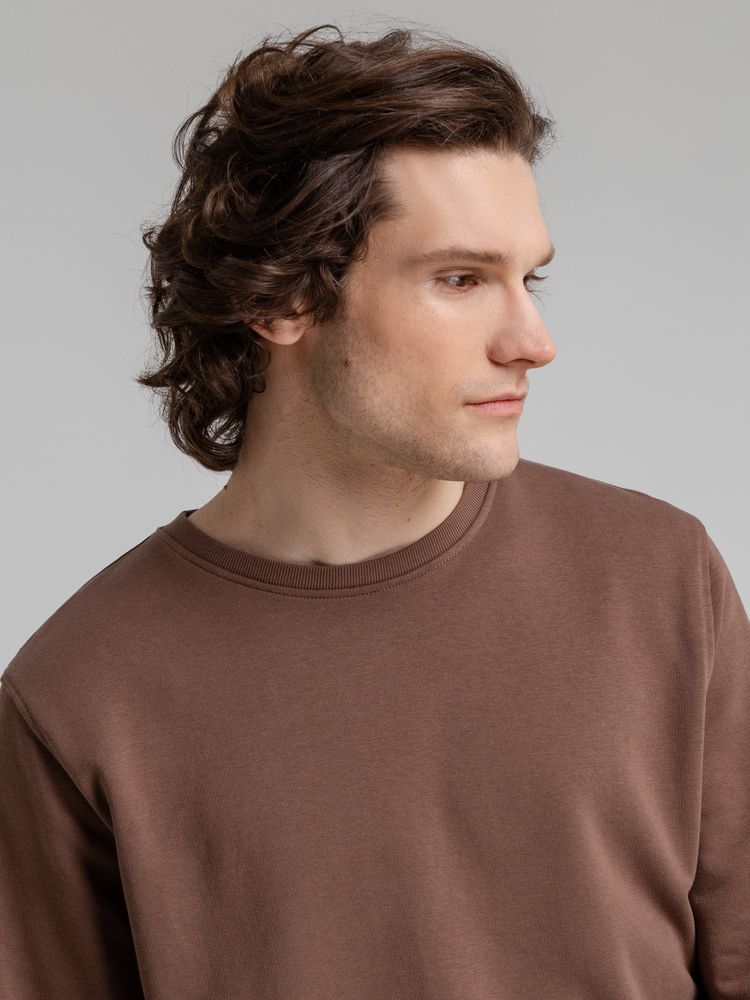 Свитшот унисекс BNC Organic, коричневый (мокко) / Миниатюра WWW (1000)