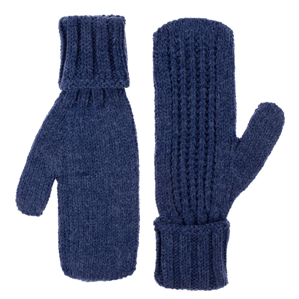 Варежки Nordkyn, синий меланж / Миниатюра WWW (1000)