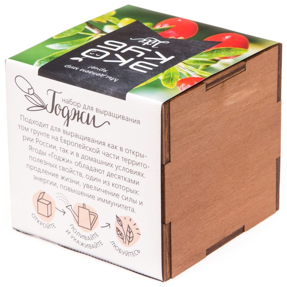 Набор для выращивания «Экокуб Lite», годжи / Миниатюра WWW (1000)