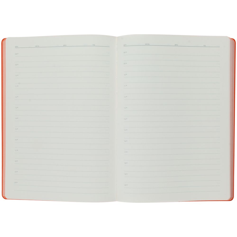 Ежедневник Flexpen, недатированный, серебристо-оранжевый / Миниатюра WWW (1000)