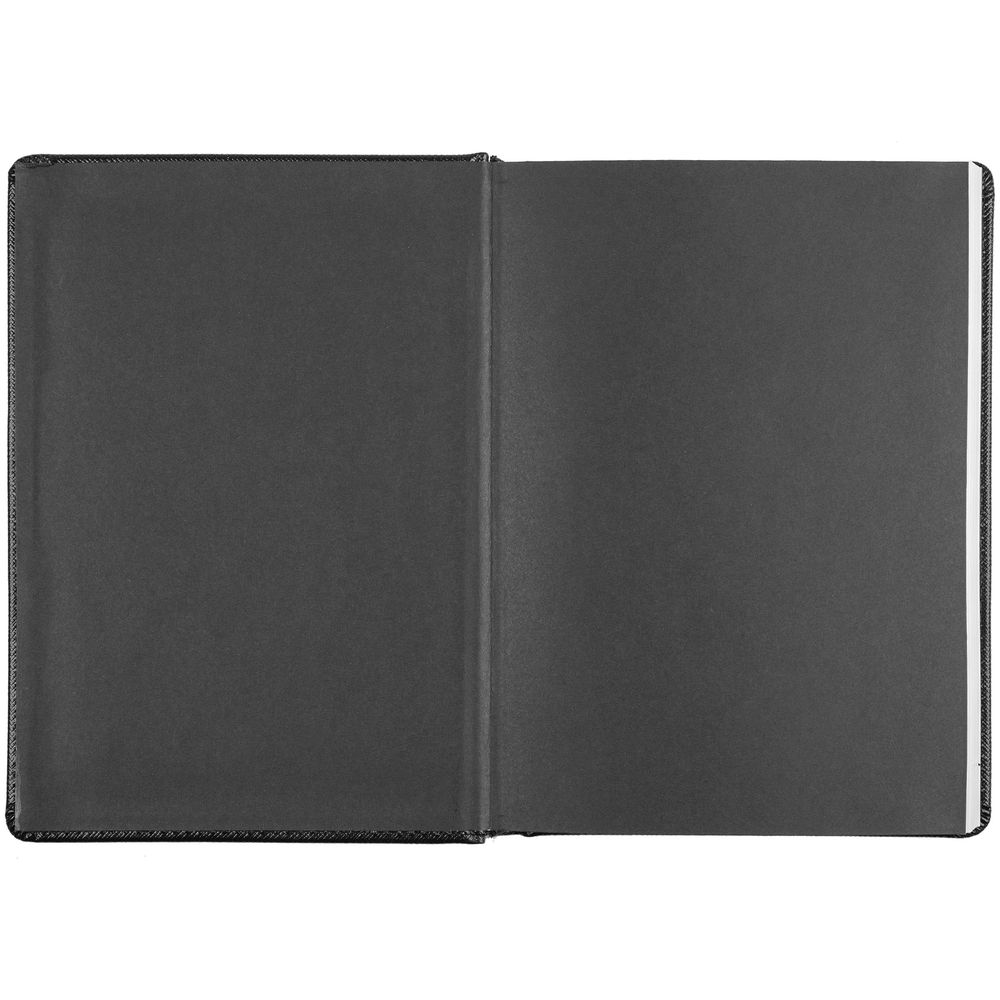 Ежедневник Linen, недатированный, черный / Миниатюра WWW (1000)