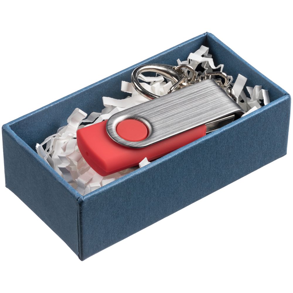 Коробка для флешки Minne, синяя / Миниатюра WWW (1000)