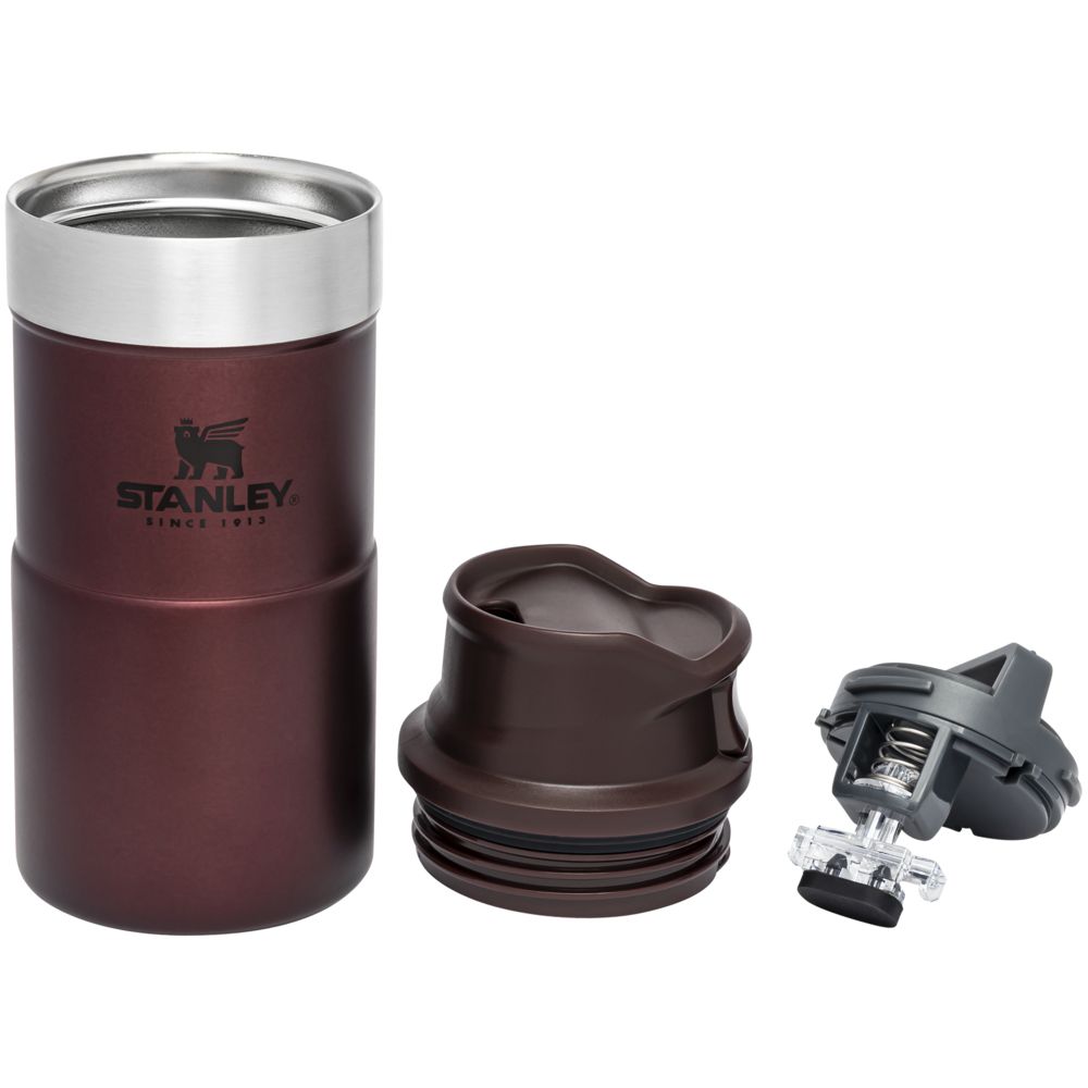 Термокружка Stanley Classic One Hand 2.0 250, бордовая / Миниатюра WWW (1000)