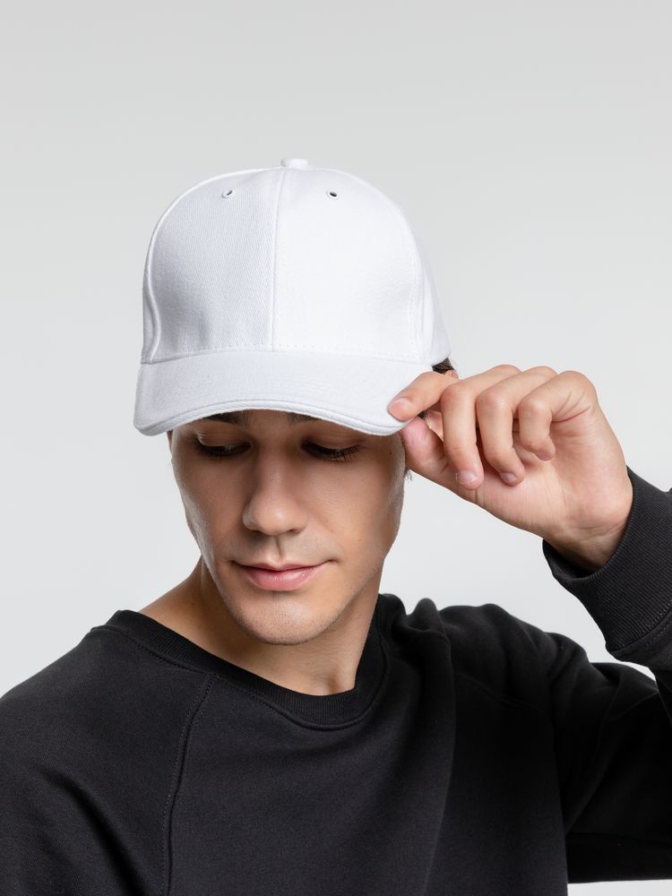 Бейсболка Generic, белая / Миниатюра WWW (1000)