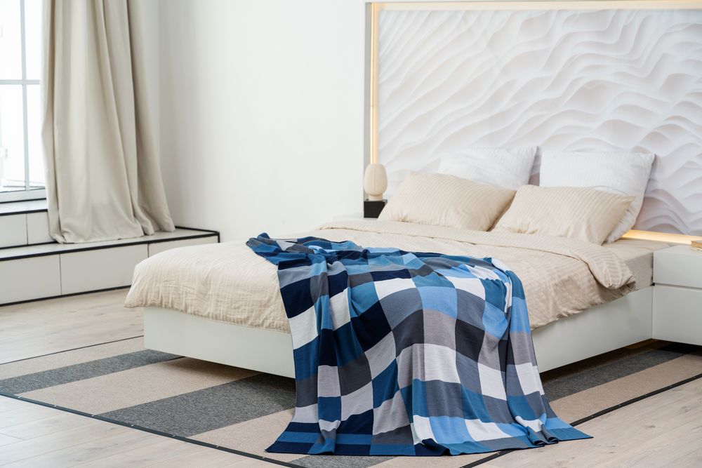 Плед Farbe, синий / Миниатюра WWW (1000)