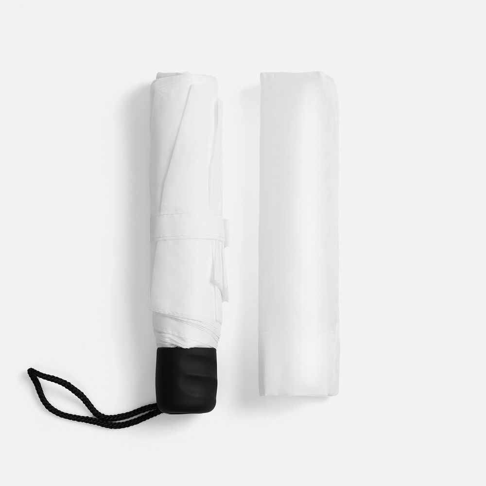 Зонт складной Basic, белый / Миниатюра WWW (1000)