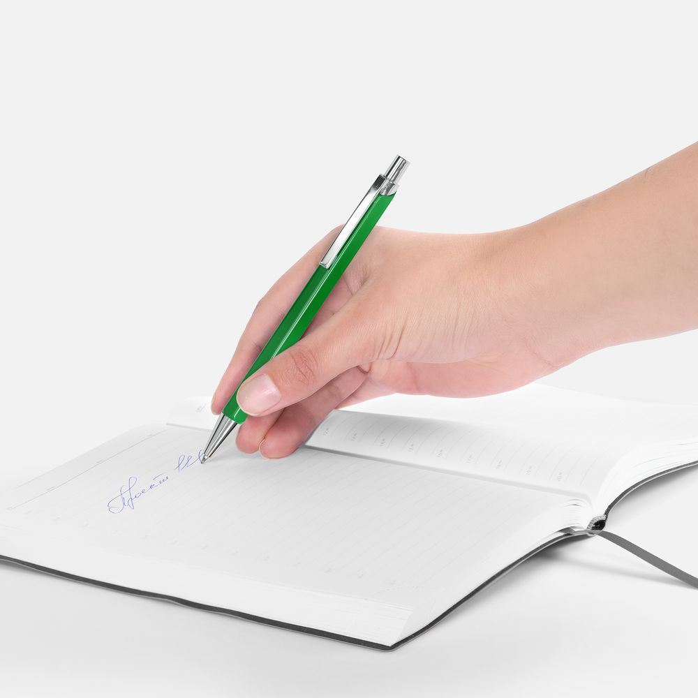 Ручка шариковая Alumno, зеленая / Миниатюра WWW (1000)