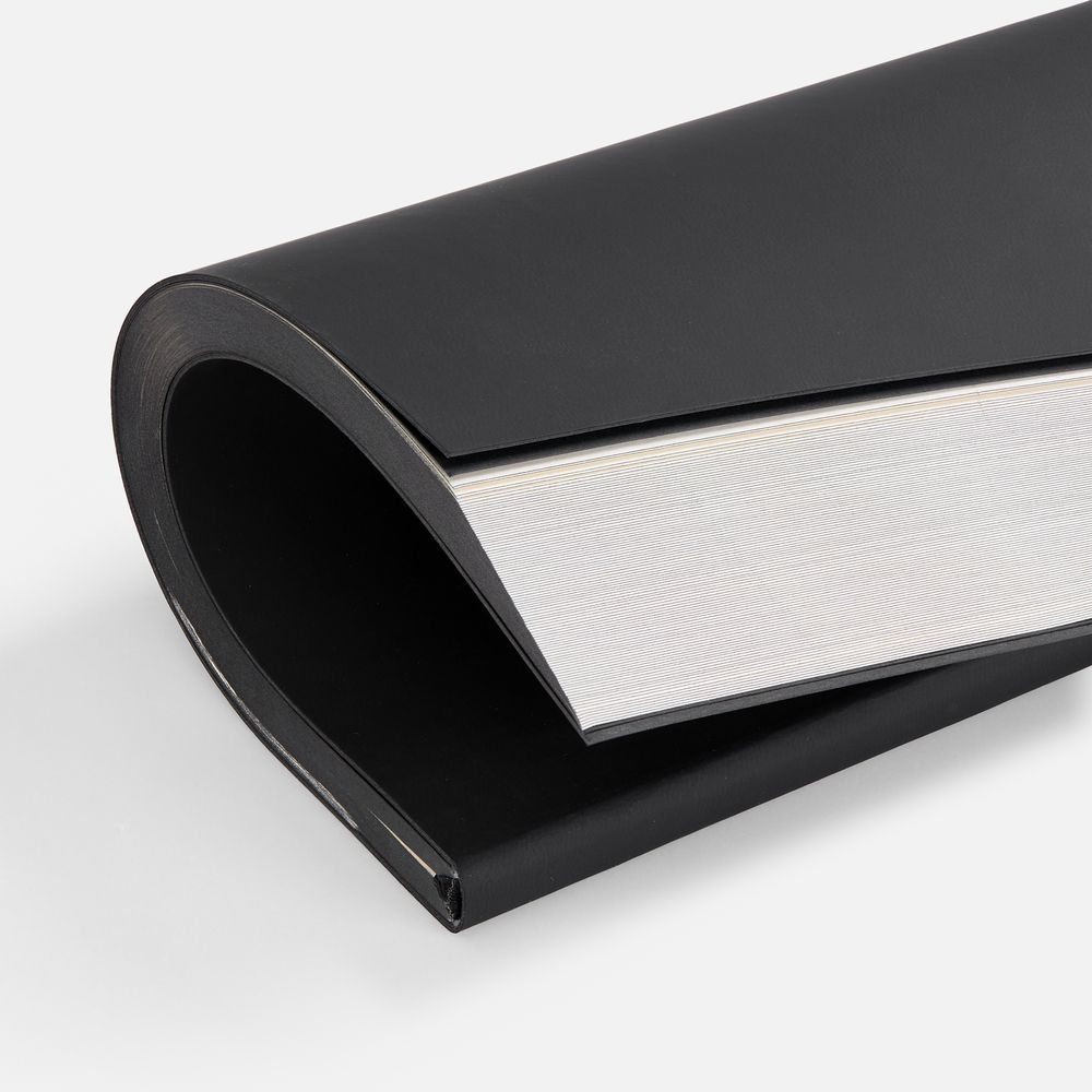 Ежедневник Flat, недатированный, черный / Миниатюра WWW (1000)