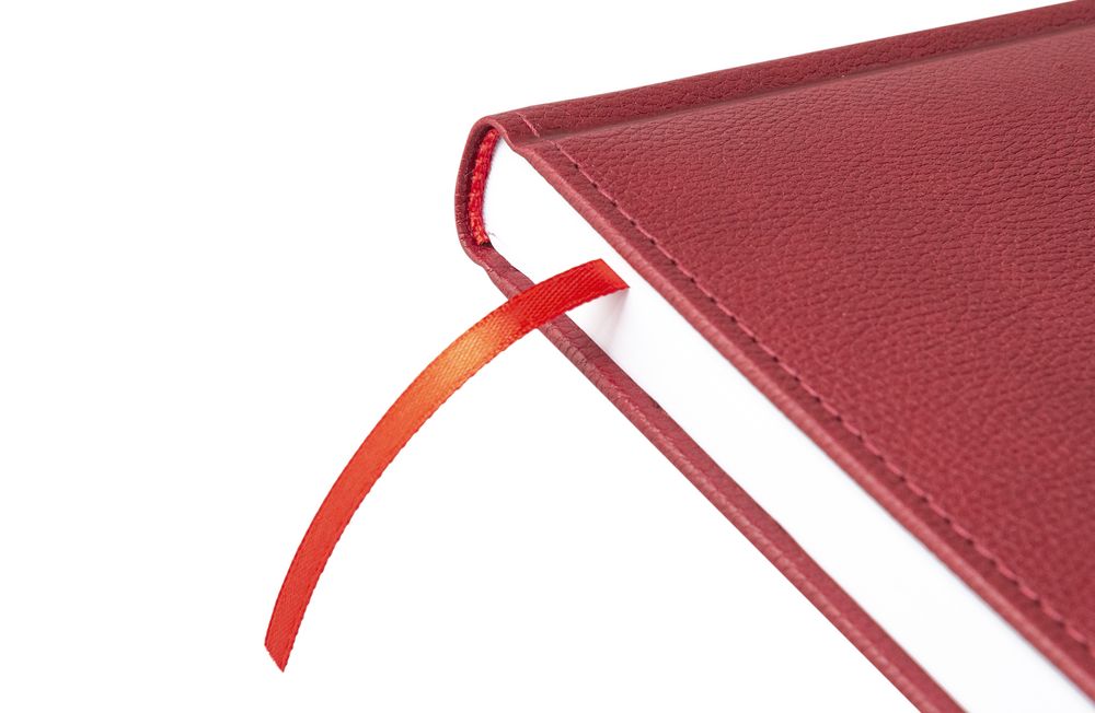 Ежедневник Sagrin, недатированный, красный / Миниатюра WWW (1000)