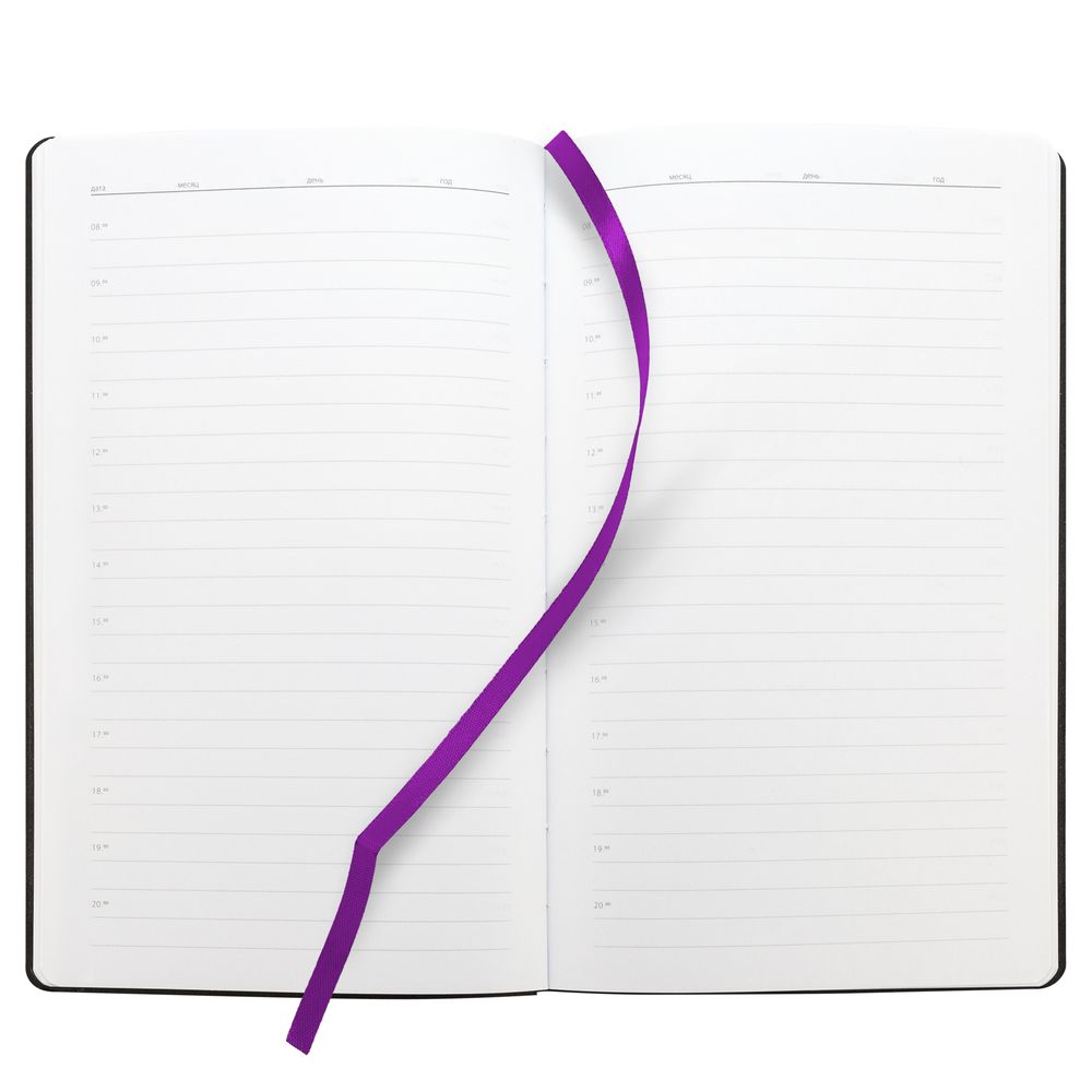 Ежедневник Knit, недатированный, фиолетовый / Миниатюра WWW (1000)