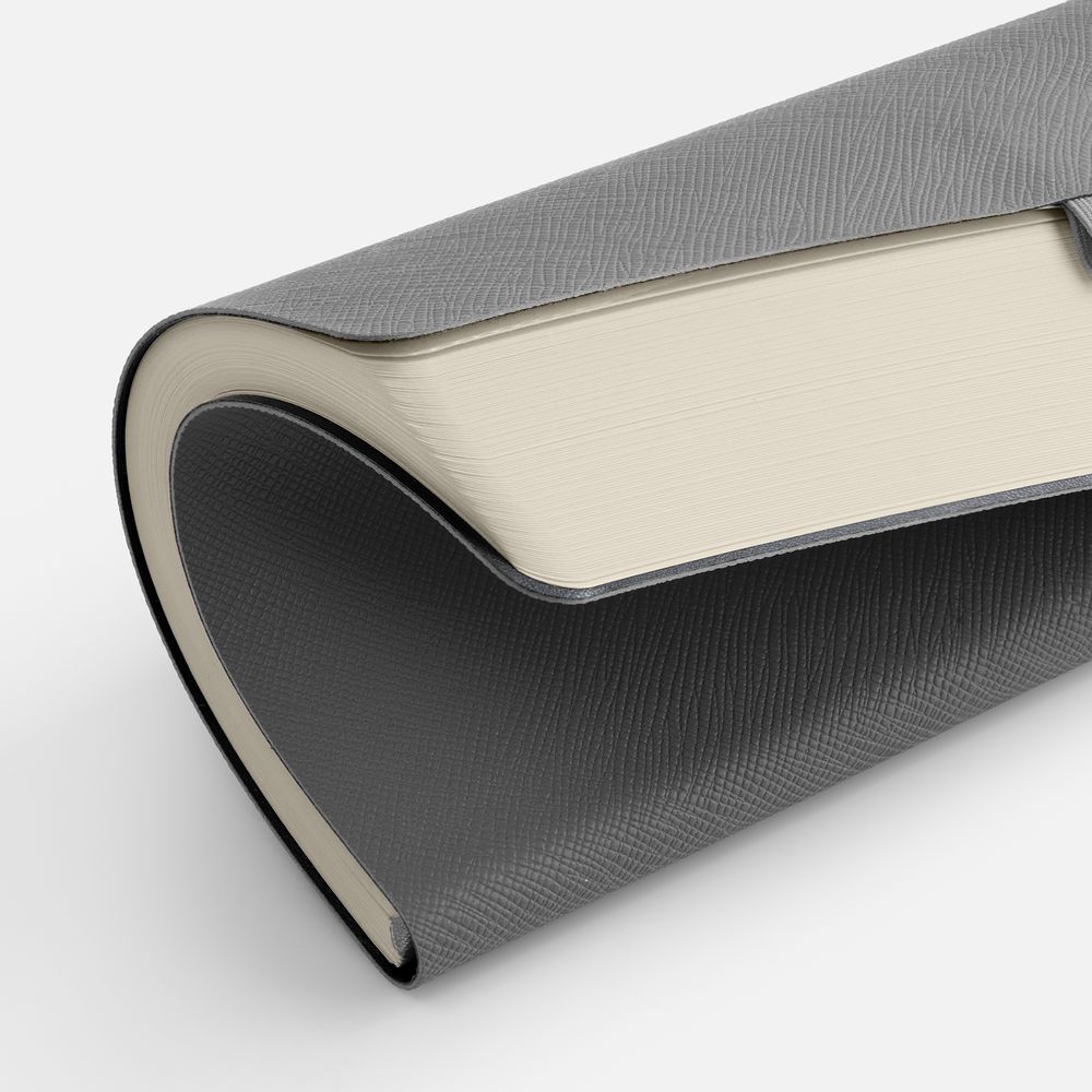 Ежедневник Lungo, недатированный, серый / Миниатюра WWW (1000)