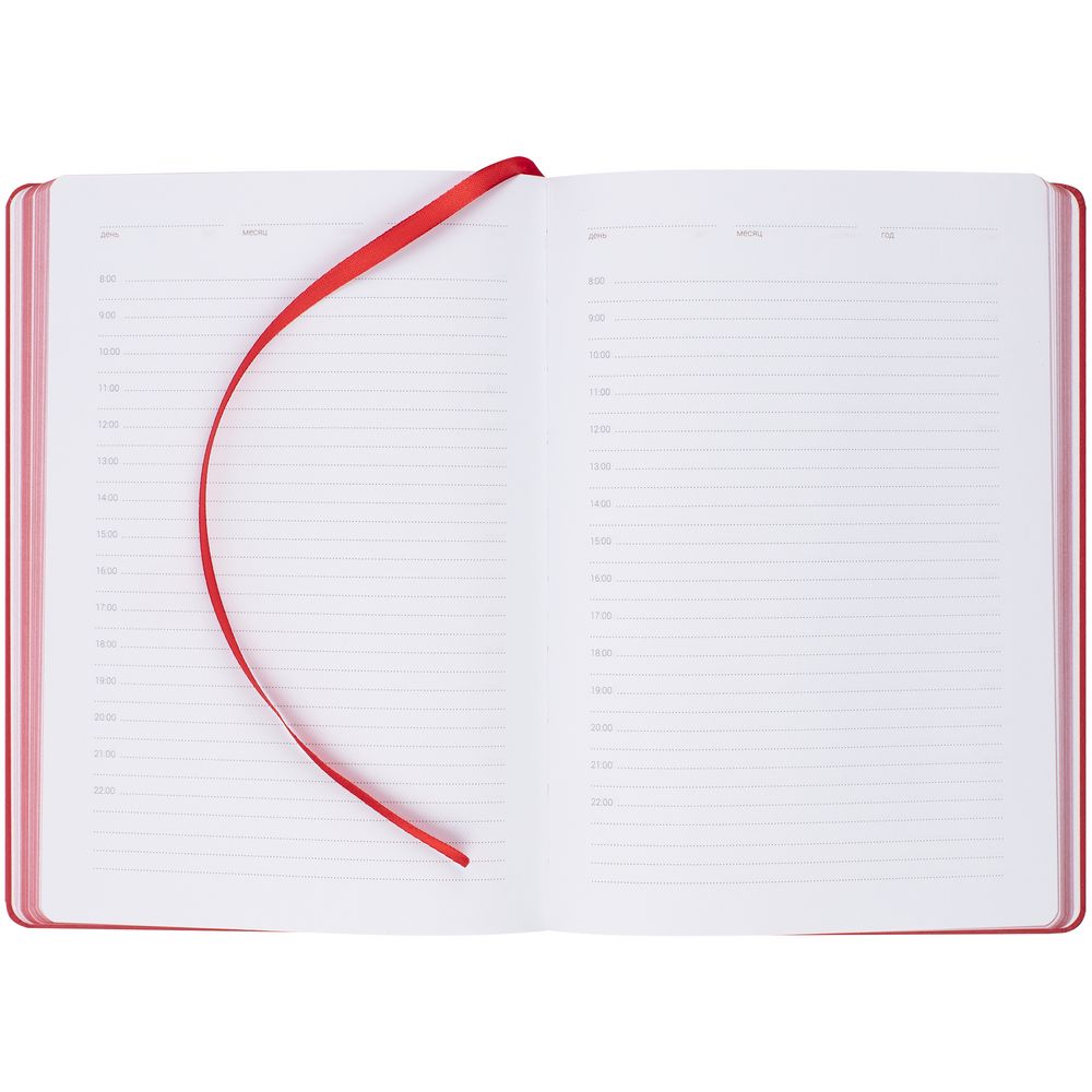 Ежедневник New Factor Metal, красный / Миниатюра WWW (1000)