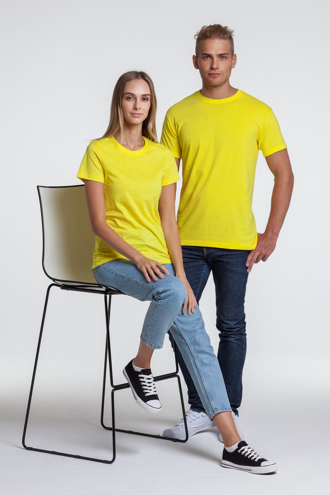 Футболка унисекс T-bolka 140, желтая / Миниатюра WWW (1000)