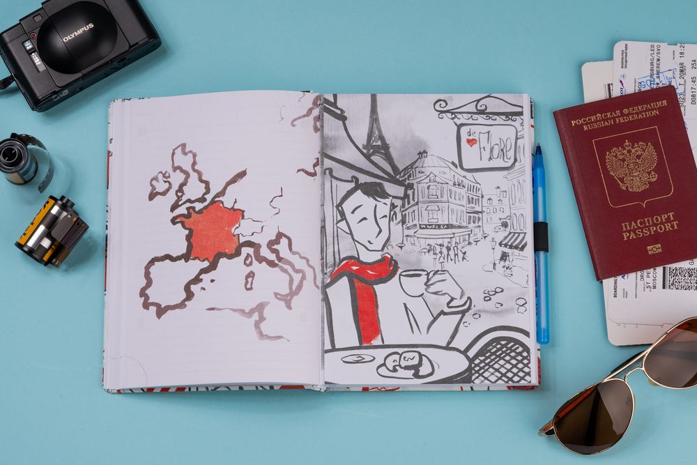 Ежедневник «Гражданин мира», недатированный / Миниатюра WWW (1000)