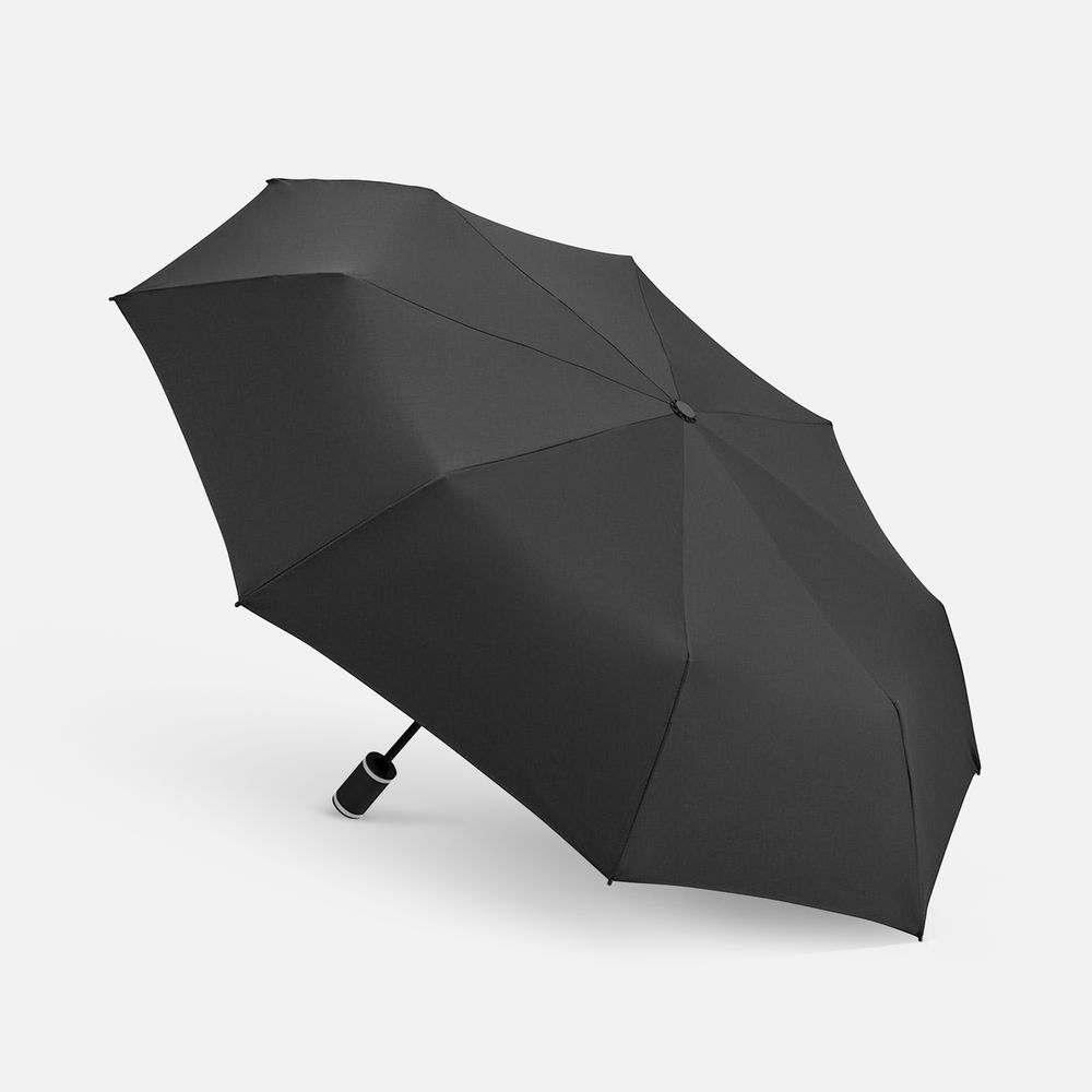 Зонт складной AOC Mini с цветными спицами, белый / Миниатюра WWW (1000)