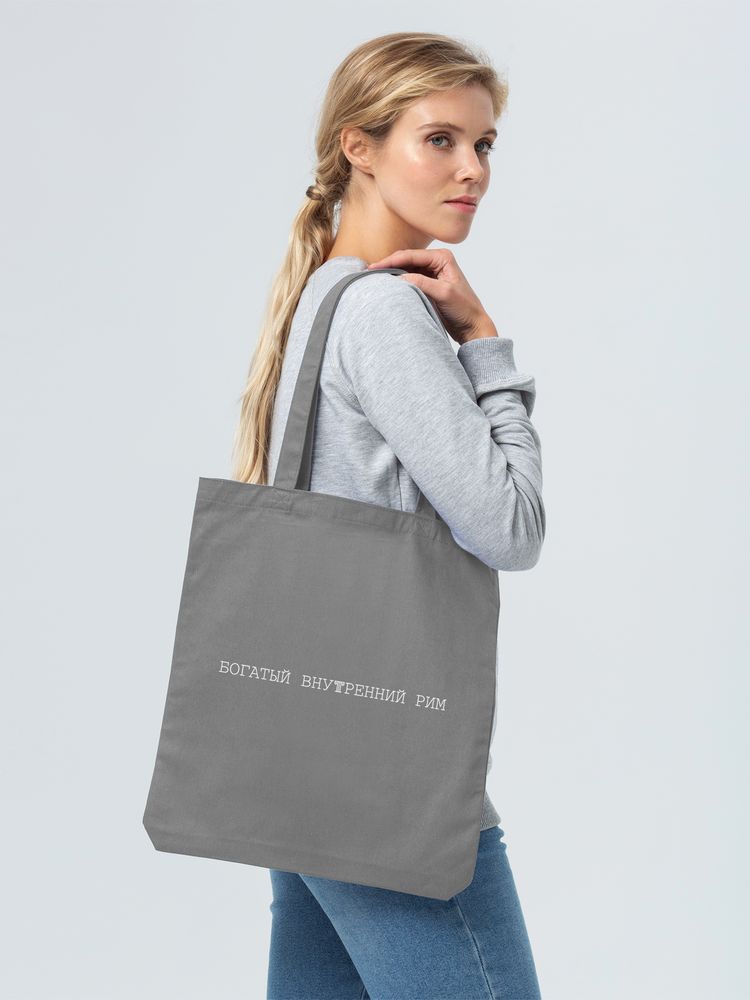 Холщовая сумка «Внутренний Рим», серая / Миниатюра WWW (1000)