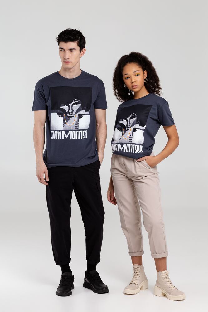 Футболка «Меламед. Jim Morrison», темно-серая / Миниатюра WWW (1000)