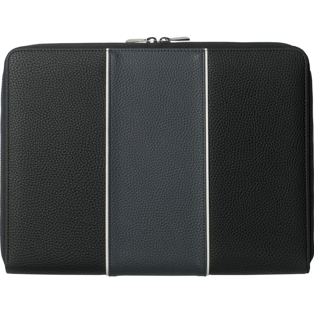 Папка Gear с блокнотом А4, черная с синим / Миниатюра WWW (1000)