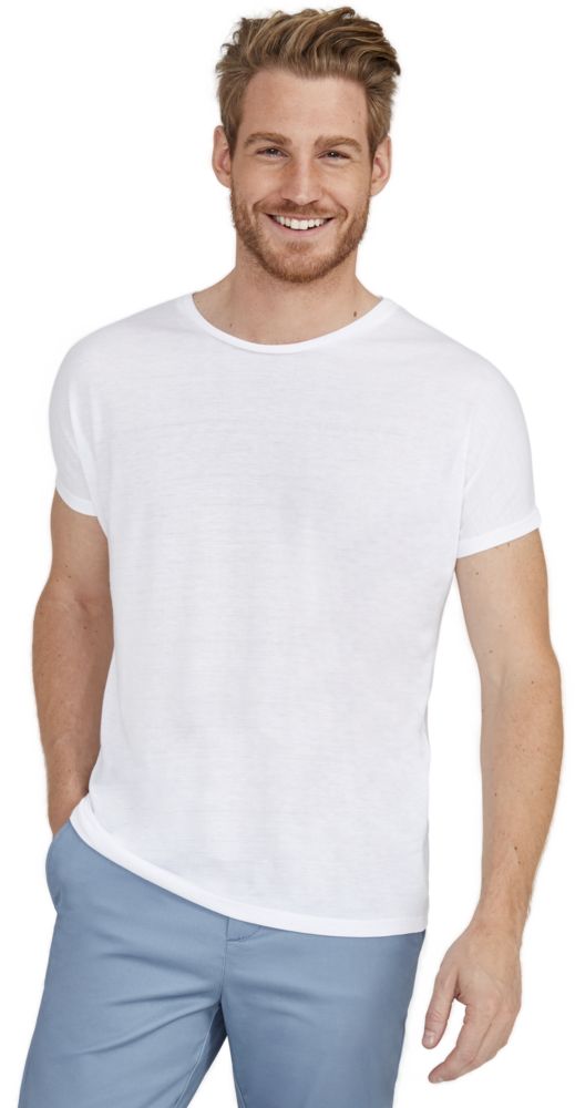 Футболка мужская для сублимации Magma Men, белая / Миниатюра WWW (1000)