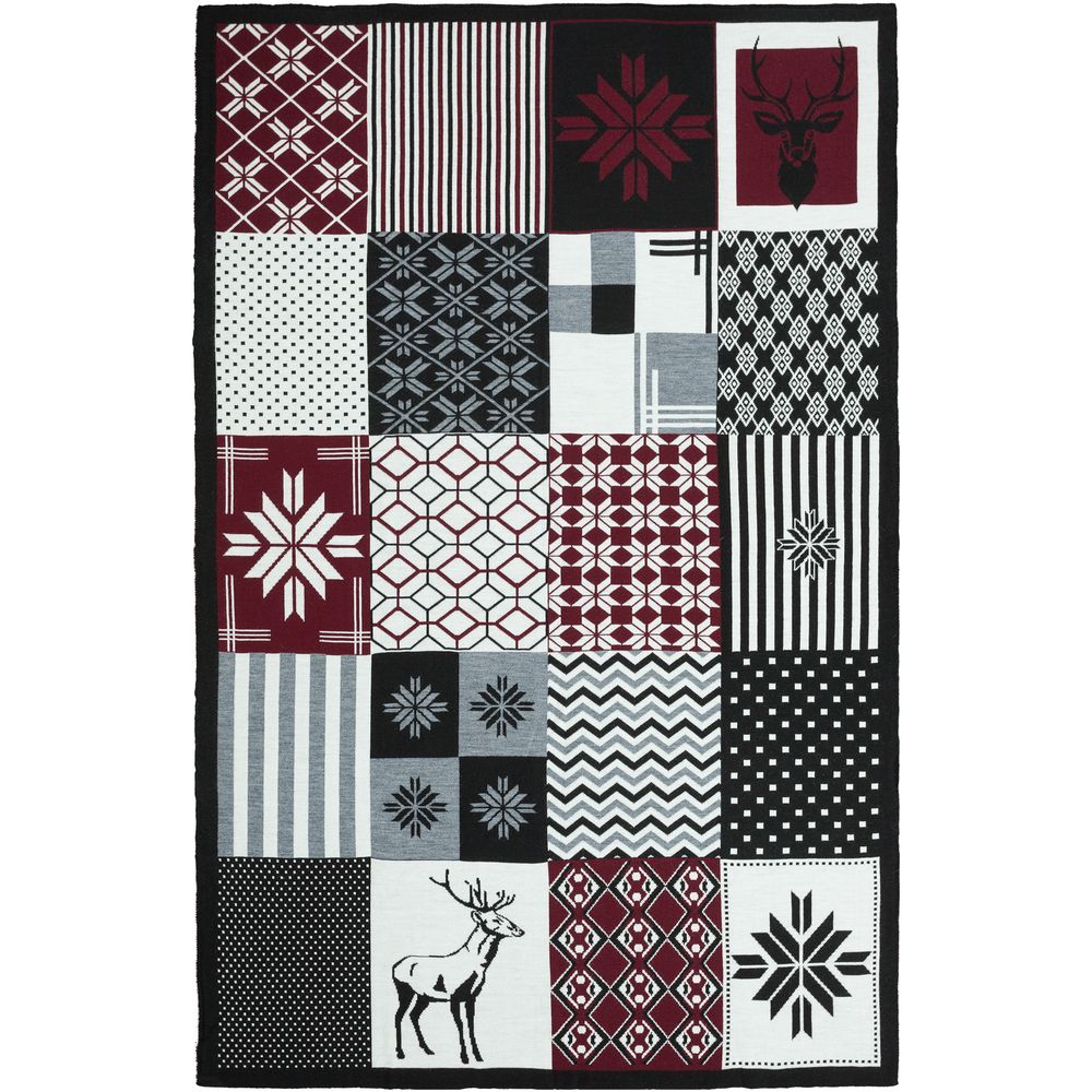 Плед North Colour, бордовый / Миниатюра WWW (1000)