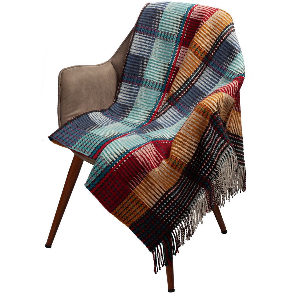 Плед Rossi Paint, молочно-бордовый / Миниатюра WWW (1000)